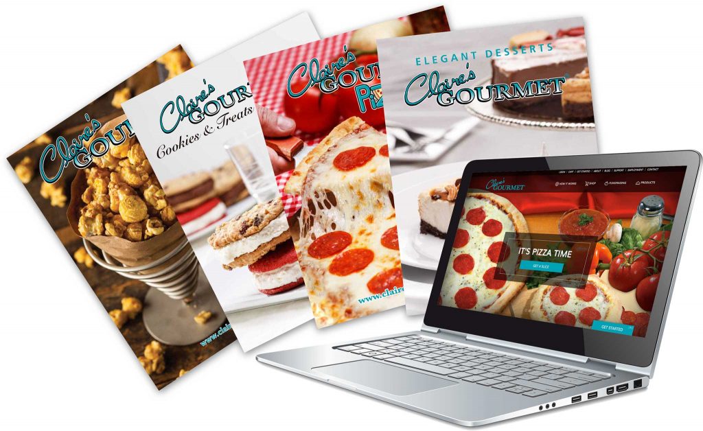 Claire’s Gourmet Free Fundraising Brochures